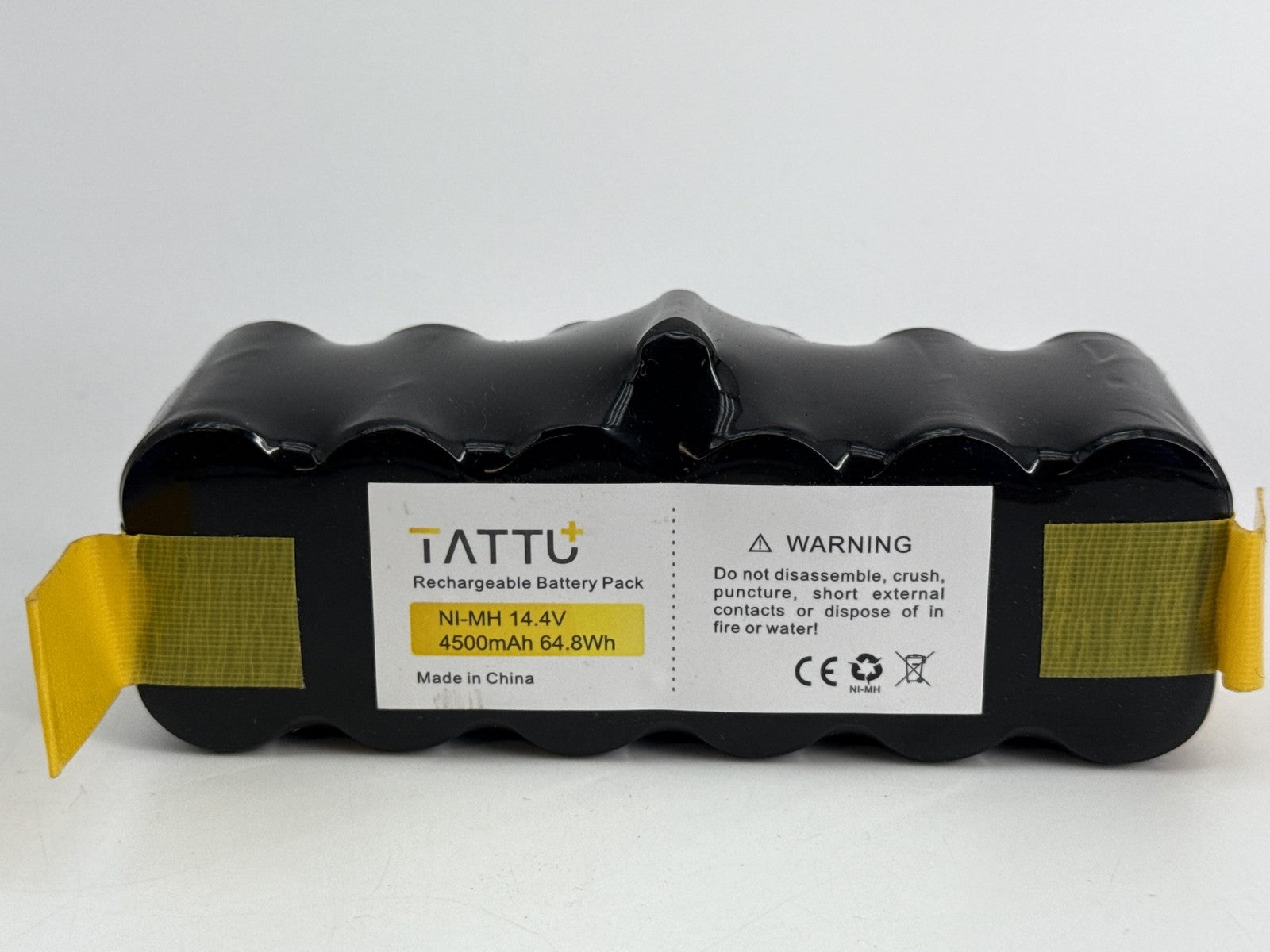 TATTU NiMH 14 4V 4 5Ah 4500mAh XLife Rechargeable Battery Pack Black High Drain