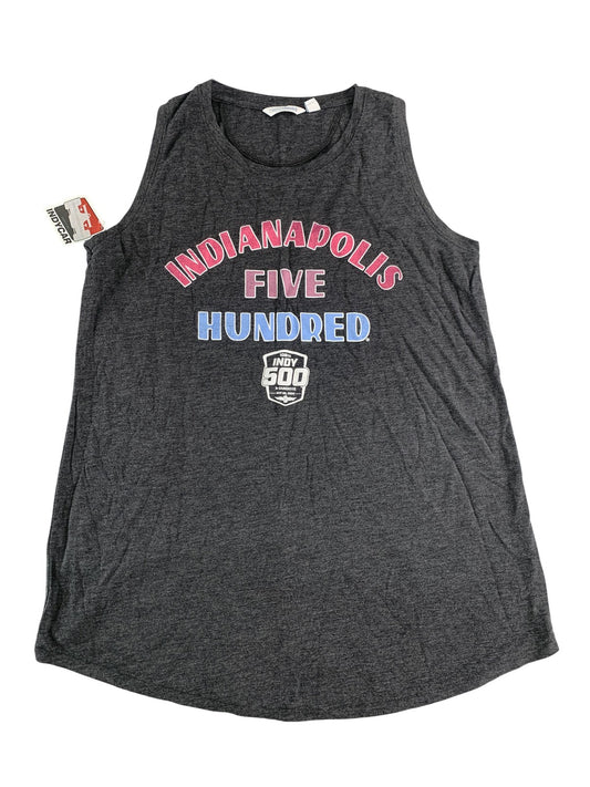 Indianapolis 500 Shirt Womens Medium IndyCar Racing Tank Top 108th Race 2024 Red