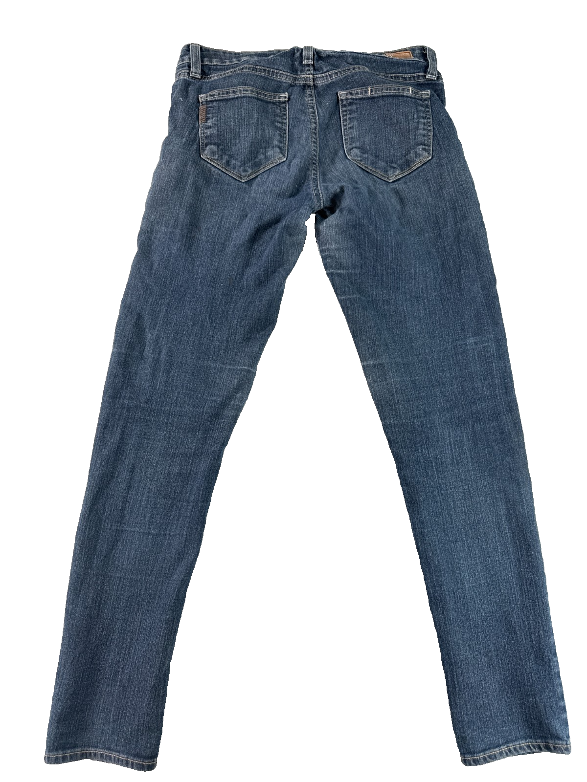 Paige Peg Skinny Jeans Womens 26 Dark Wash Blue Stretch Low Rise Denim Tapered