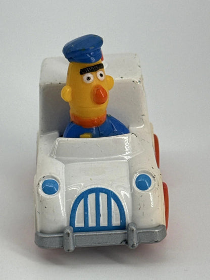1981 Playskool Sesame Street Bert Pigeon Patrol Diecast Car Vintage Toy Apparel