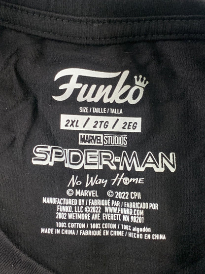 Spider-Man Shirt Mens 2XL Black Funko Marvel No Way Home Movie Graphic Tee 2022
