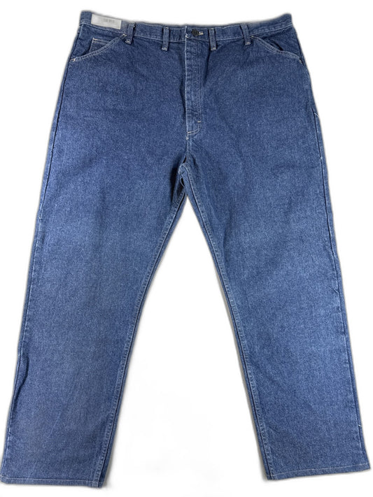 Bulwark FR Jeans Mens 46x32 Blue Denim Straight Leg Flame Resistant Made in USA