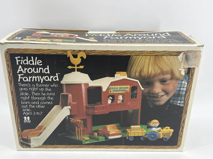 Tomy Fiddle Around Farmyard Barn 1053 1981 Vintage Playset Parts Repair Lot