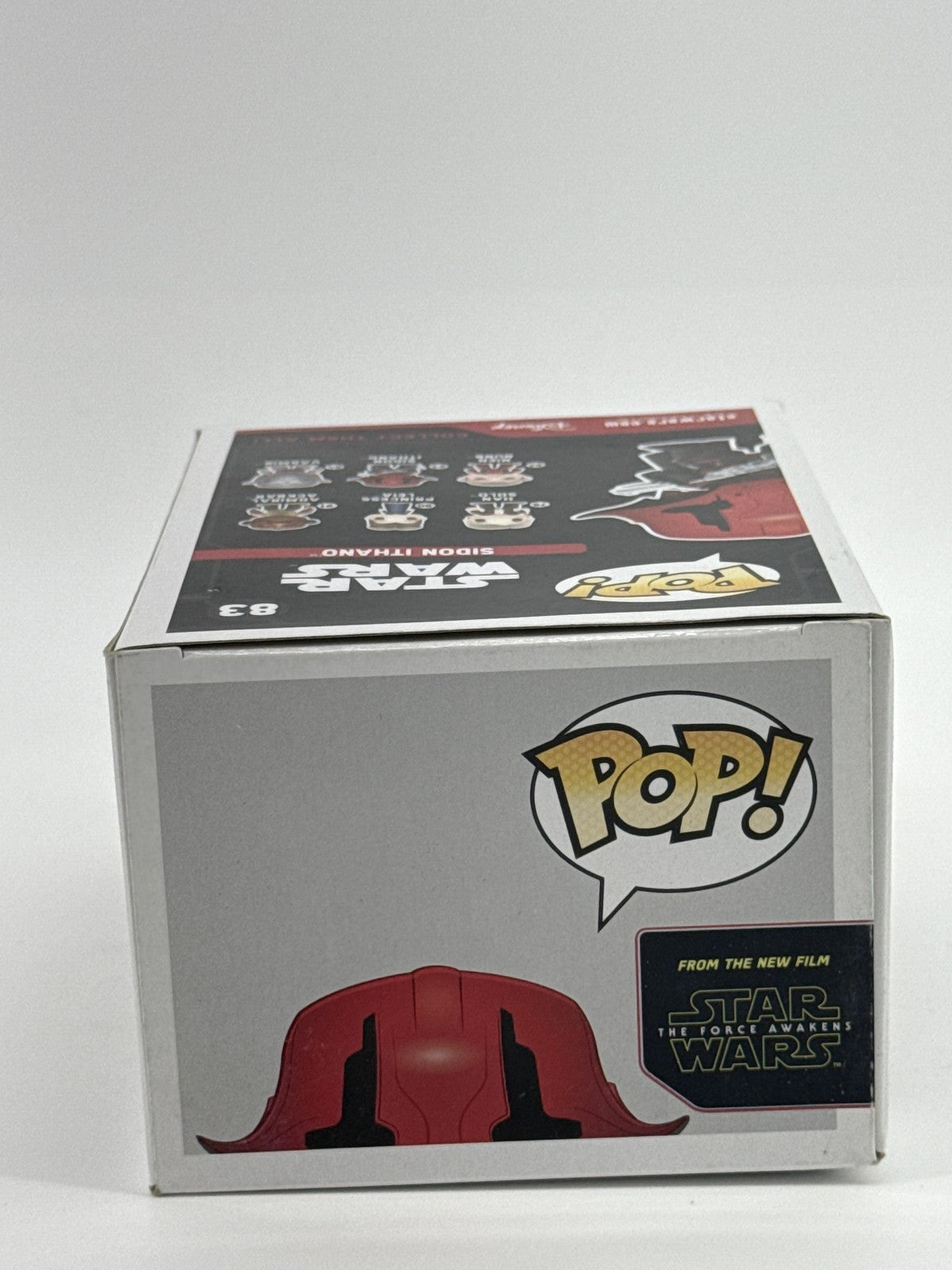 Funko Pop Star Wars Sidon Ithano #83 Vinyl Bobble-Head Figure Box Red Helmet
