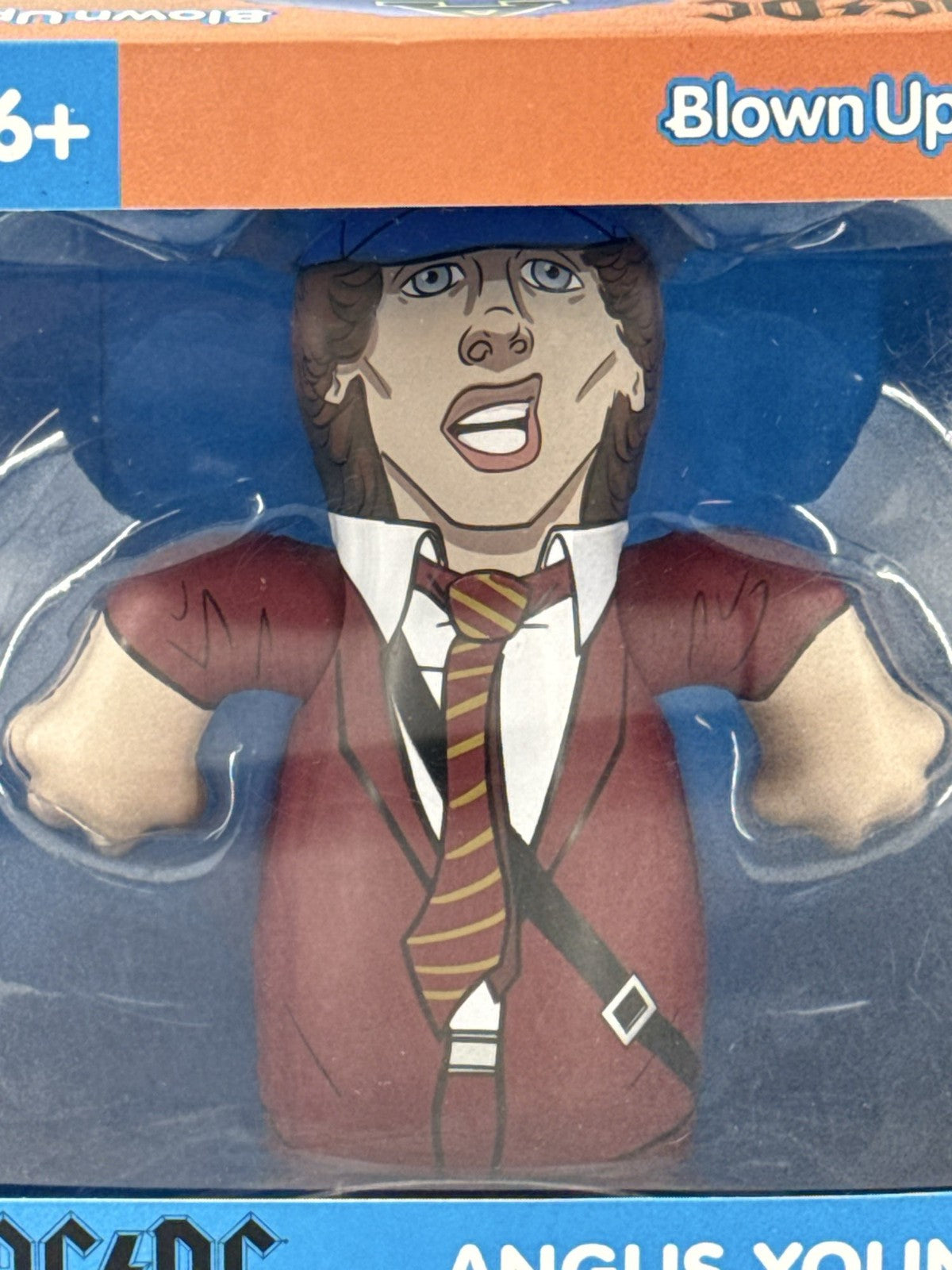 AC/DC Angus Young Blown Ups! Vinyl Figure Toy High Voltage New in Box 6+ Rare