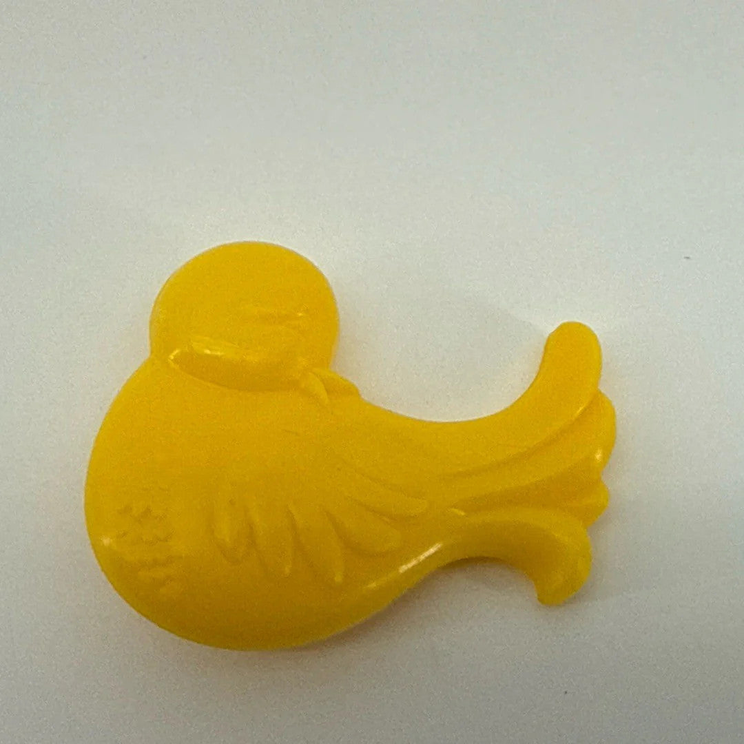 MLP G1 My Little Pony 1984 Yellow Bird Hair Brush Hasbro 80s Apparel Clothing