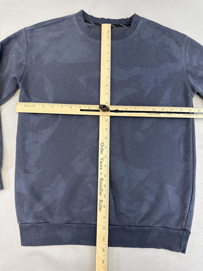 ART CLASS Camouflage Crewneck L (12/14) Sweatshirt Dark Blue Fleece Pullover