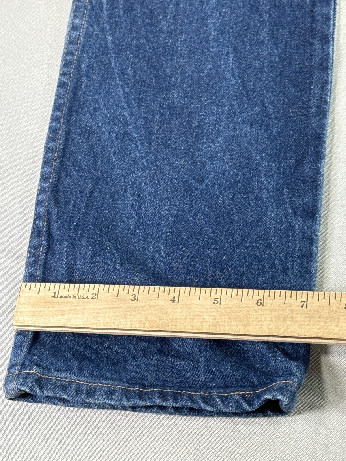 Unbranded High Rise Straight Leg Jeans Womens 8 Blue 100% Cotton Vintage Denim