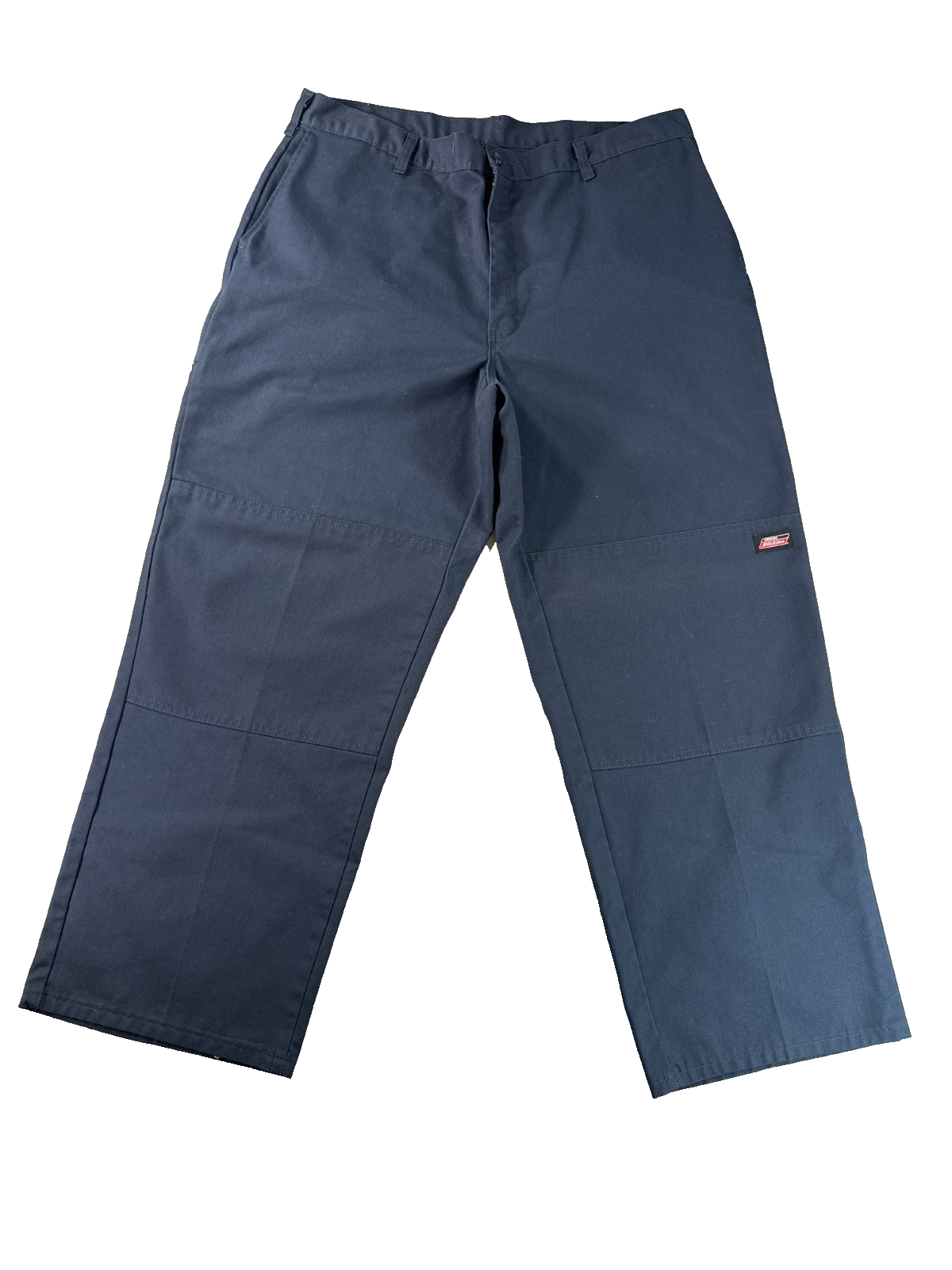 Dickies Work Pants Navy Blue Original Fit Uniform Chino 40x30 Straight Leg