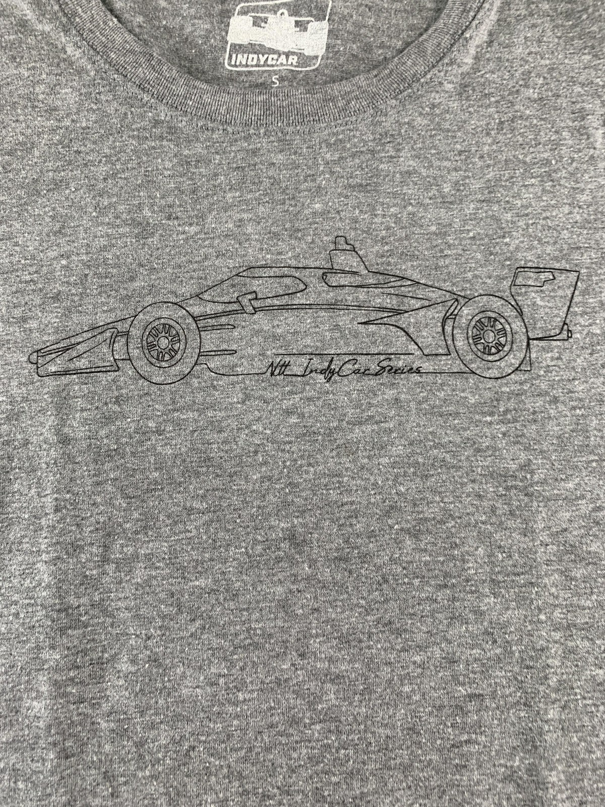 IndyCar Shirt Womens Small Gray NTT IndyCar Series Race Car Graphic Tee New Tags