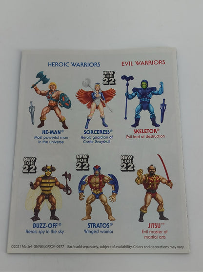 MOTU Origins Jitsu Action Figure Mattel Challenge of Jitsu Comic Loose 6691 Red
