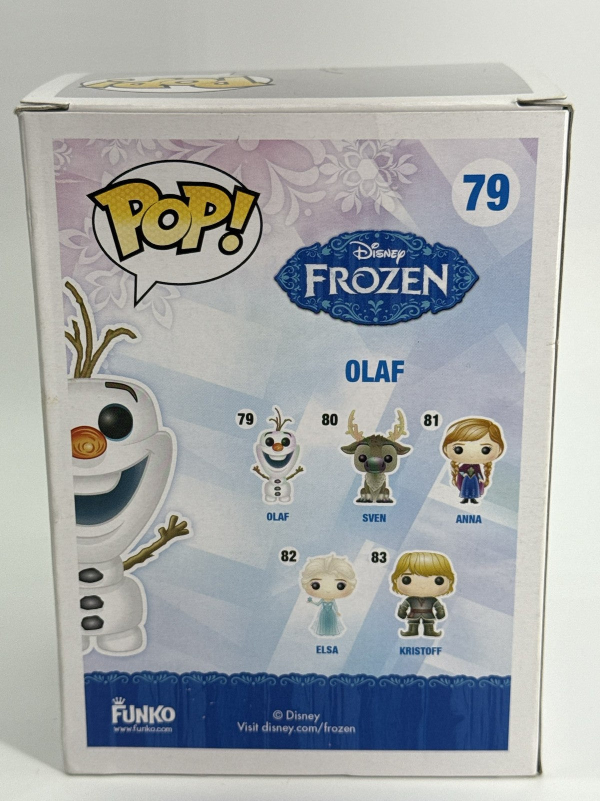 Funko Pop Olaf 79 Disney Frozen Vaulted Vinyl Figure 2014 Boxed Displayed Red
