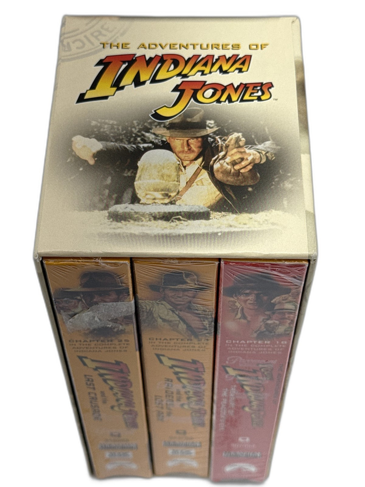 Paramount Indiana Jones VHS Box Set Trilogy Raiders Temple Doom Last Crusade Ark
