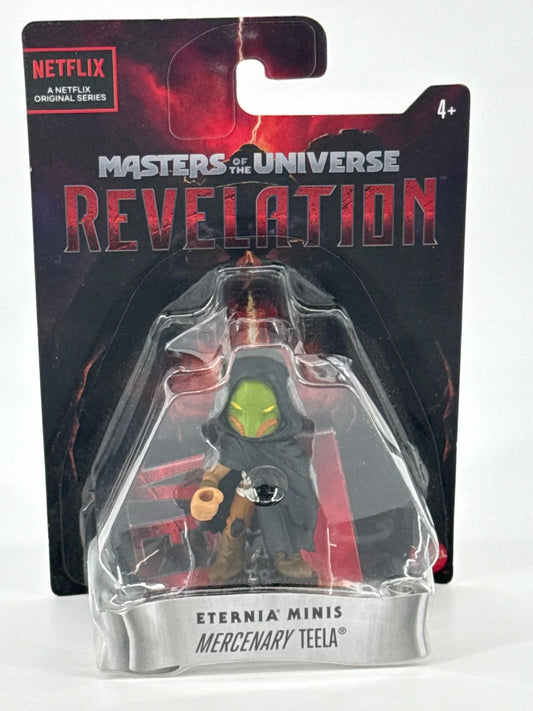 MOTU Mercenary Teela Revelation Eternia Minis 3in MOC Netflix Mattel Figure 866