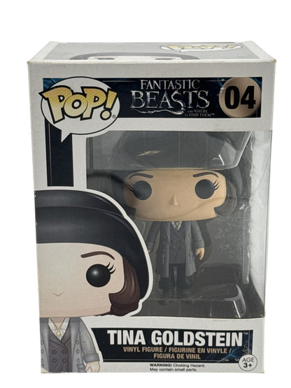 Funko Pop Fantastic Beasts Tina Goldstein 04 Vinyl Figure 10410 Boxed Movies Tan