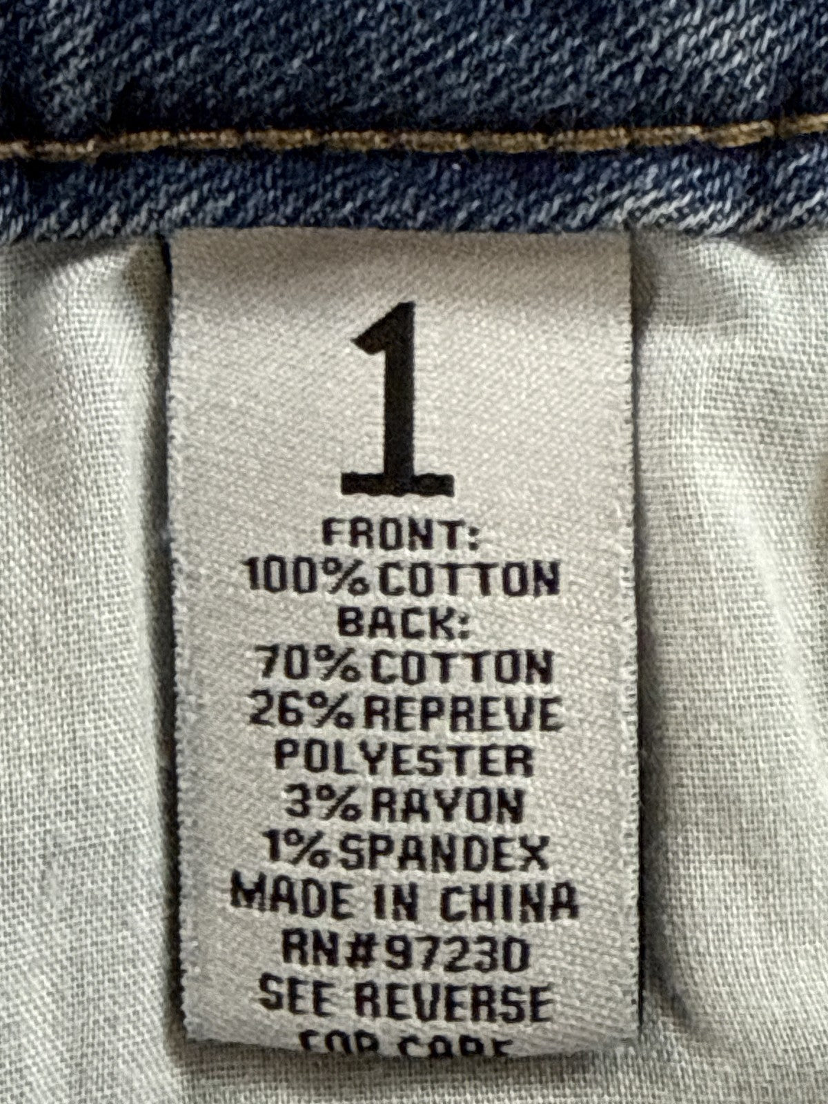 ALMOST FAMOUS Light Distressed Skinny Jeans Womens 1 Blue Stretch Cotton Blend