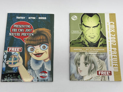 CMX 2007 Manga Preview Comic Lot Dorothea Orfina Variante Samurai Commando Set