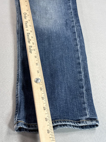 Goodfellow Co Straight Fit Jeans Mens 34Wx30L Blue Cotton Blend Leg Durable Slim