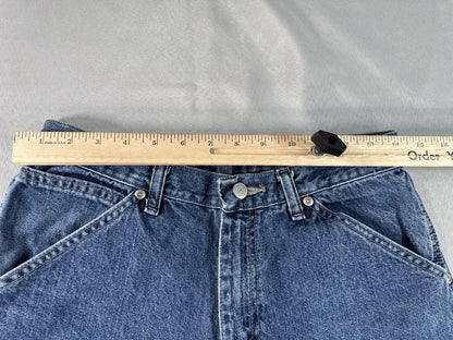 Wrangler Jeans 29 x 30 Mens 29x30 Blue Denim Straight Leg Vintage Wash Cotton