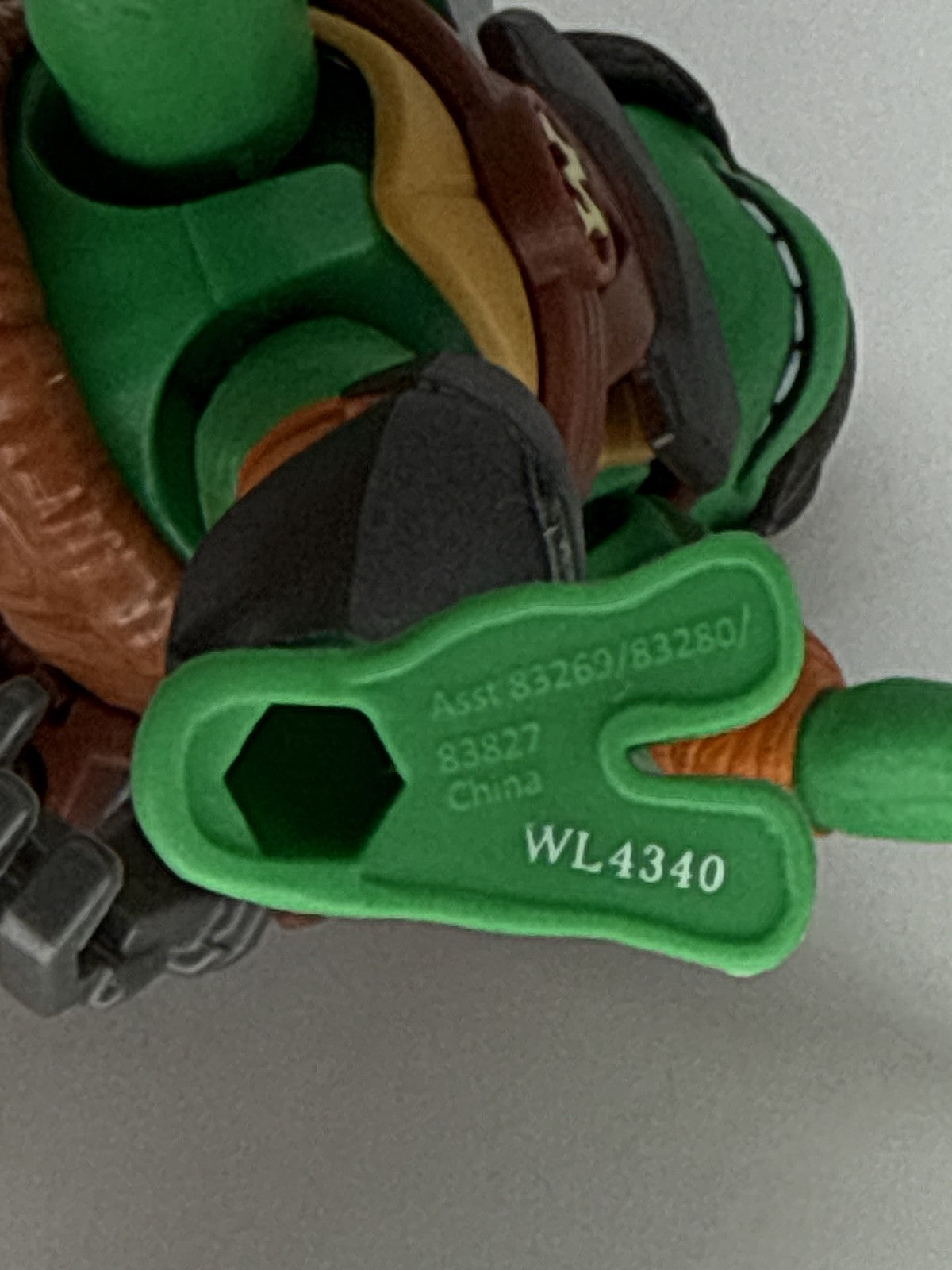 Playmates Collectible Michelangelo Action Figure Green Plastic TMNT Teenage Toy