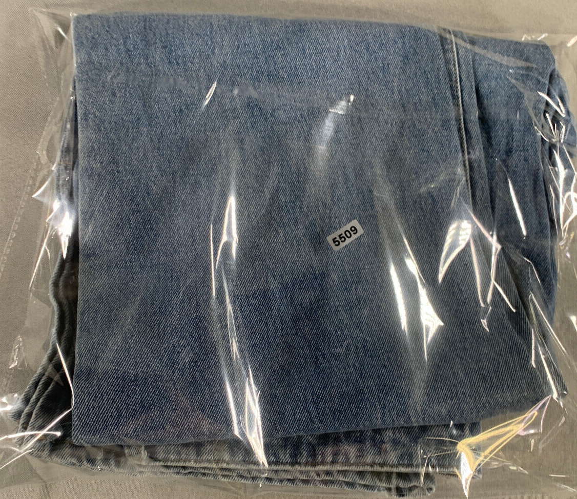 H&amp;M Bootcut Jeans Womens 34x28 Light Wash Side Slit Distressed Y2K Denim NWT