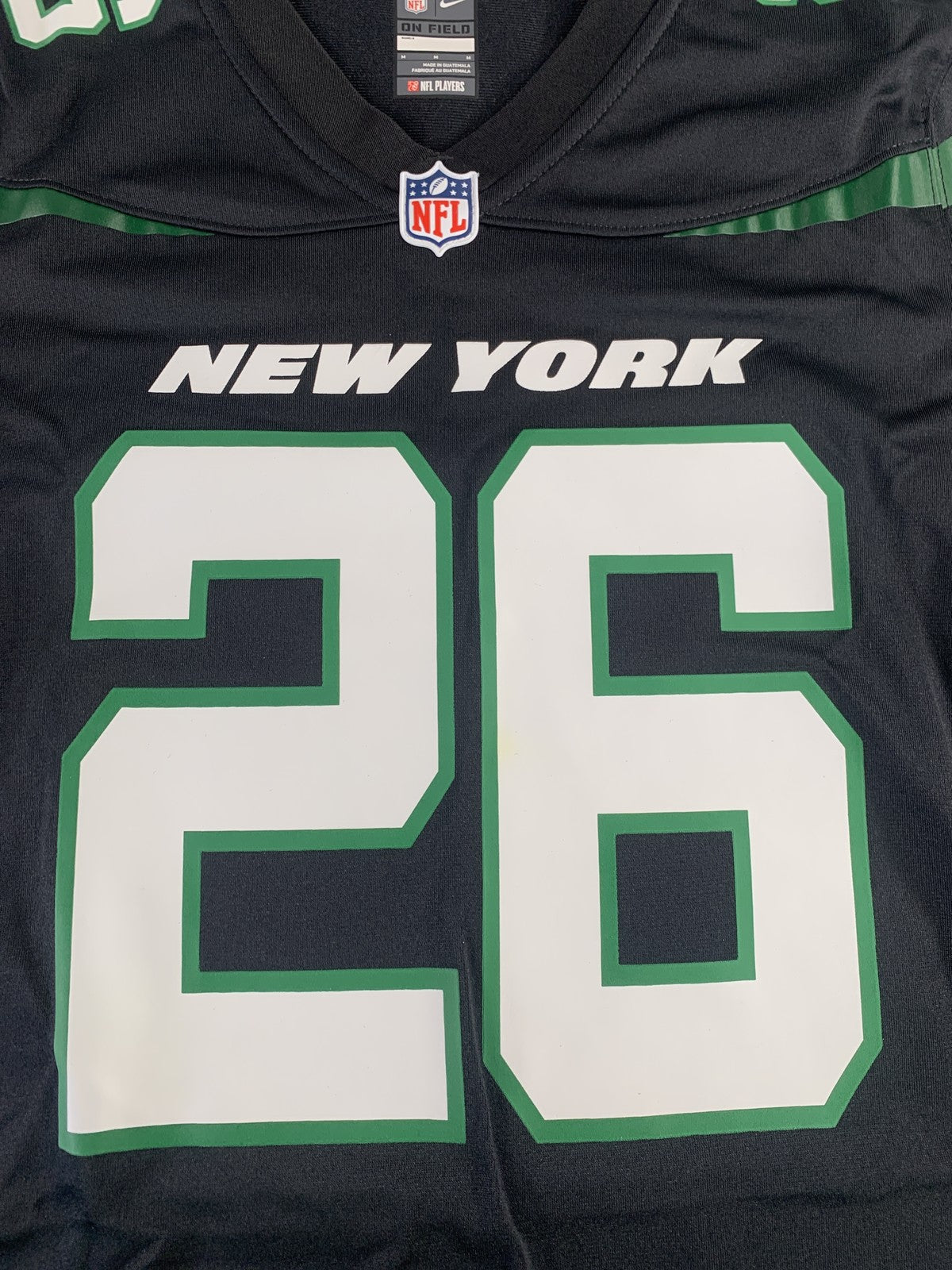 New York Jets Jersey Womens Medium NFL Football Nike On Field Bell 26 Shirt