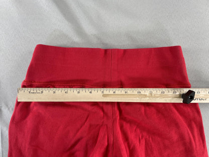 TYR Sweatpants Womens XS Red FFSP2A Red Line Drawstring Lounge Pockets Logo