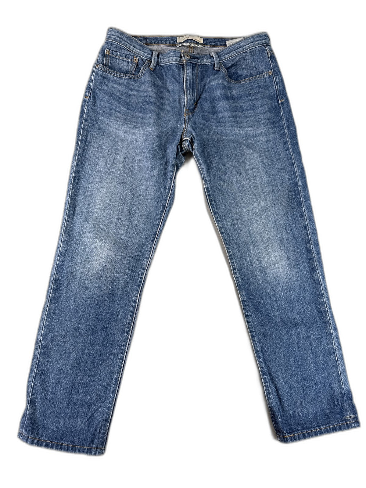 Levi's Classic Straight Leg Jeans 8M Blue Cotton Recycled High Rise Denim