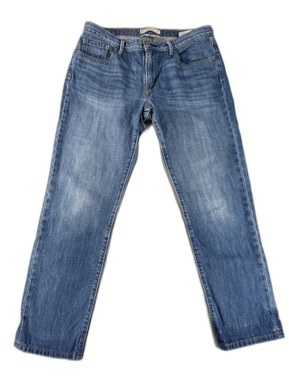 Levi's Classic Straight Leg Jeans 8M Blue Cotton Recycled High Rise Denim