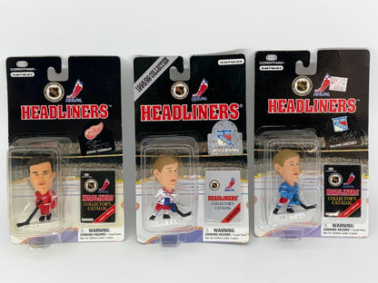 1997/98 NHL Corinthian Headliners Figures Lot Of 2 Richter, Gretzky NY Rangers
