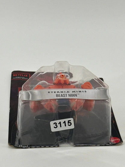 MOTU Beast Man Revelation Eternia Minis 3in MOC Mattel Netflix Figure Toy 852