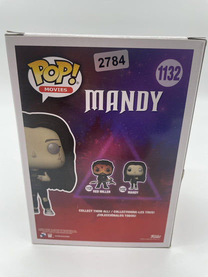 Funko Pop Movies Mandy Mandy #1132 Vinyl Figure Standard Size Black Horror NWT