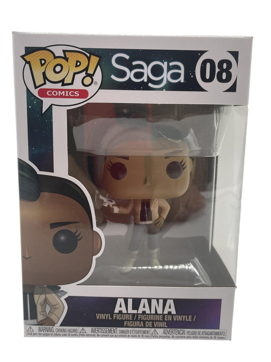 Funko Pop Comics Saga Alana 08 Vinyl Figure DRM180111 Multicolor Standard Red