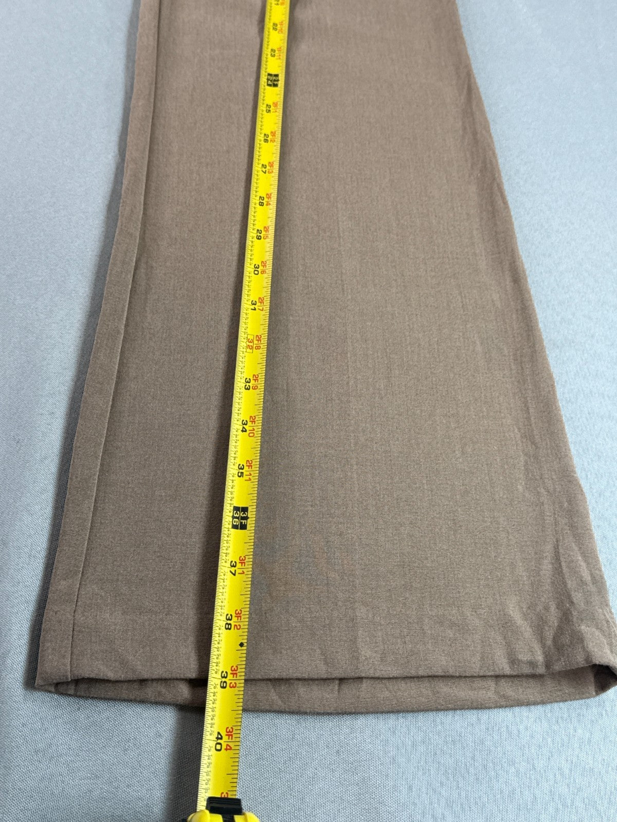 IZ Byer California Dress Pants Womens 1 Camel Bootcut Career Stretch Slacks