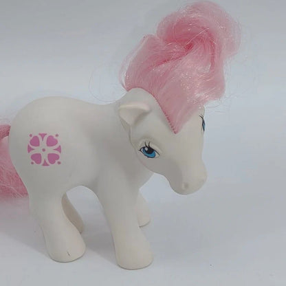 My Little Pony G1 Sundance 1983 Earth Pony White Pink Hearts Vintage Hasbro NWT