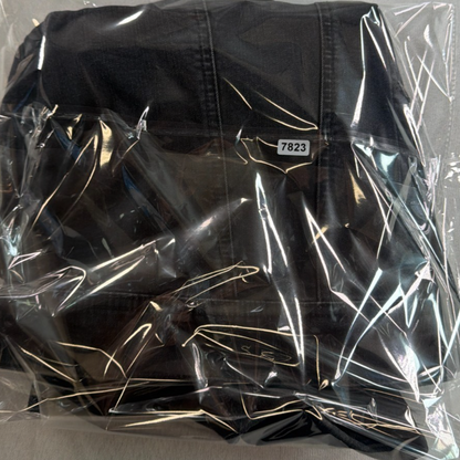 Wax Jean Basic Denim Jacket Womens 3XL Black Stretch Trucker Button Front NWT