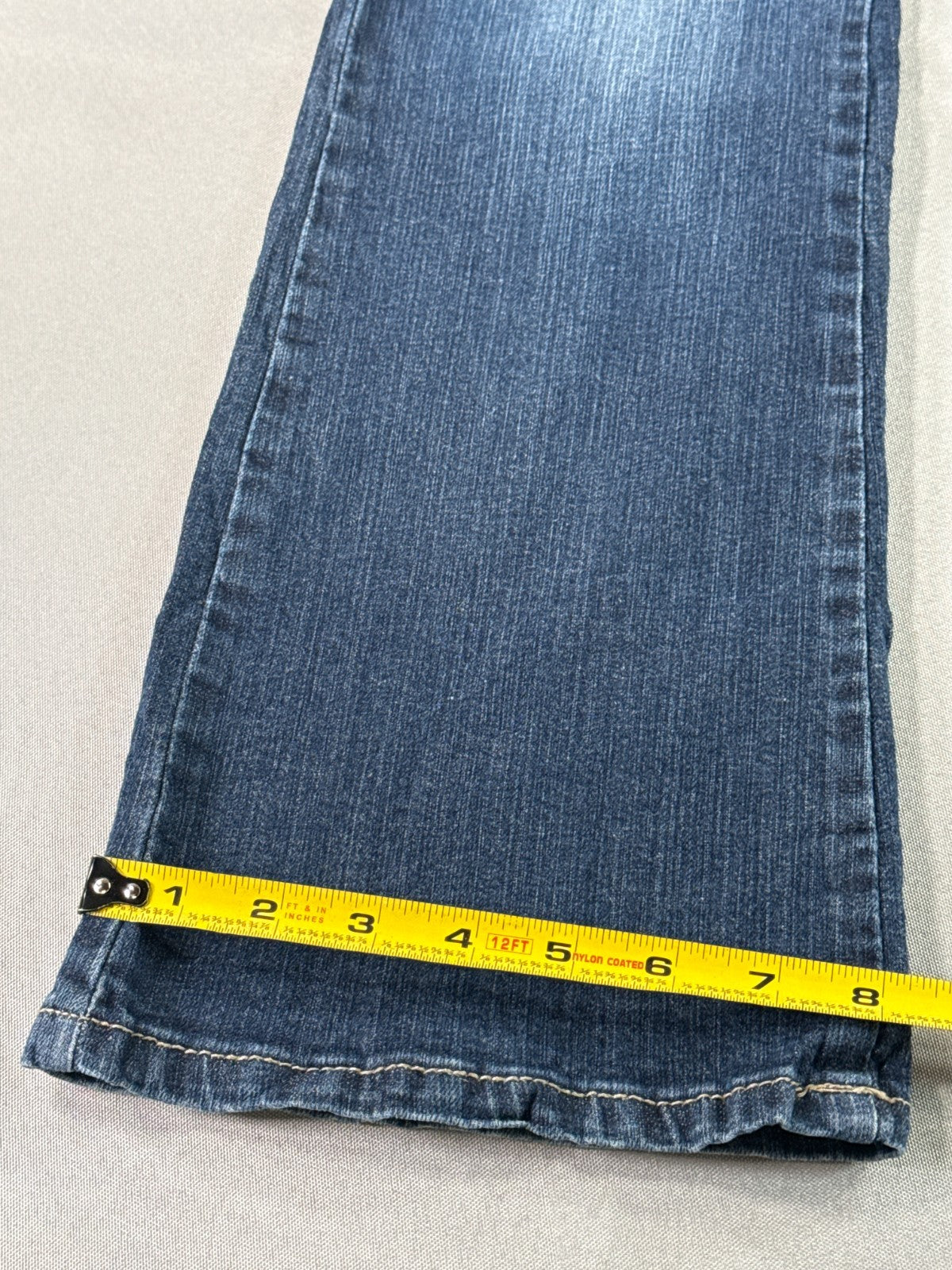 Vintage America Jeans Womens 2/25 Bootcut Stretch Blue Medium Wash Denim Jeans