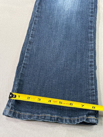 Vintage America Jeans Womens 2/25 Bootcut Stretch Blue Medium Wash Denim Jeans