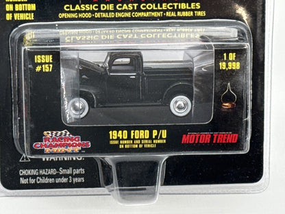 Racing Champions Mint Ford Motor Trend P/U Black Metal Die Cast Limited 148