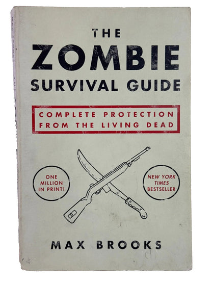 Zombie Survival Guide 1st Ed Max Brooks Paperback Book Complete Protection Tips