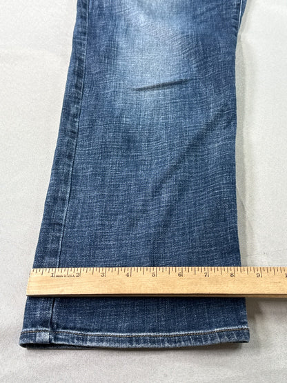 Lucky Brand 363 Straight Jeans Mens 34x30 Blue Medium Wash Stretch Denim