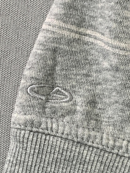 C9 By Champion Hoodie Womens XS Gray Striped Full Zip Knit Sweatshirt Casual