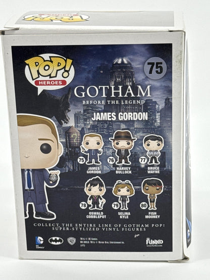 Funko Pop Heroes Gotham James Gordon #75 Vinyl Figure DC TV Show Blue Suit Red