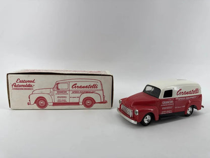 Vintage ERTL 1951 GMC Panel Van Delivery Truck Coin Bank Diecast Collectible