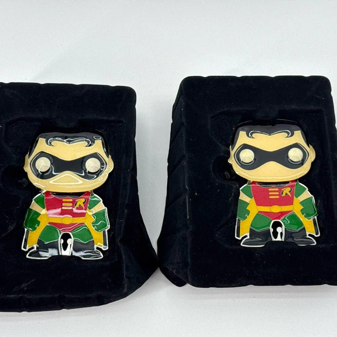 Funko Pop! Pin Robin #02 Enamel Pin w/ Stand lot of 2 Apparel Clothing New NWT