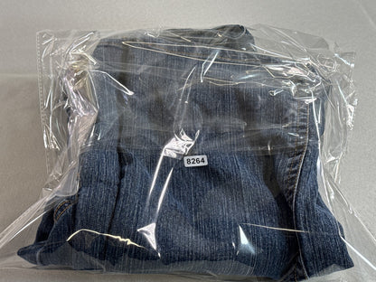 Gloria Vanderbilt Amanda Straight Leg Jeans Womens 12 Blue Cotton Blend Mid Slim
