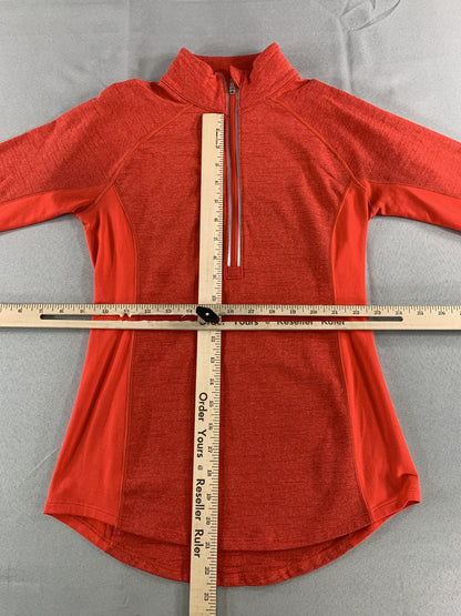 Reebok Pullover Womens XS Speedwick Long Sleeve Half Zip Athletic Running Top 86