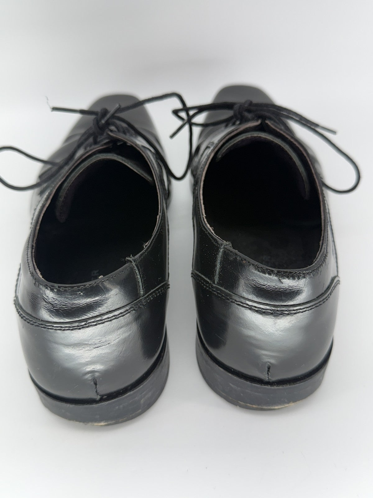 Kurt Geiger Oxford Dress Shoes Mens 43 Black Brown Leather Suede Portugal