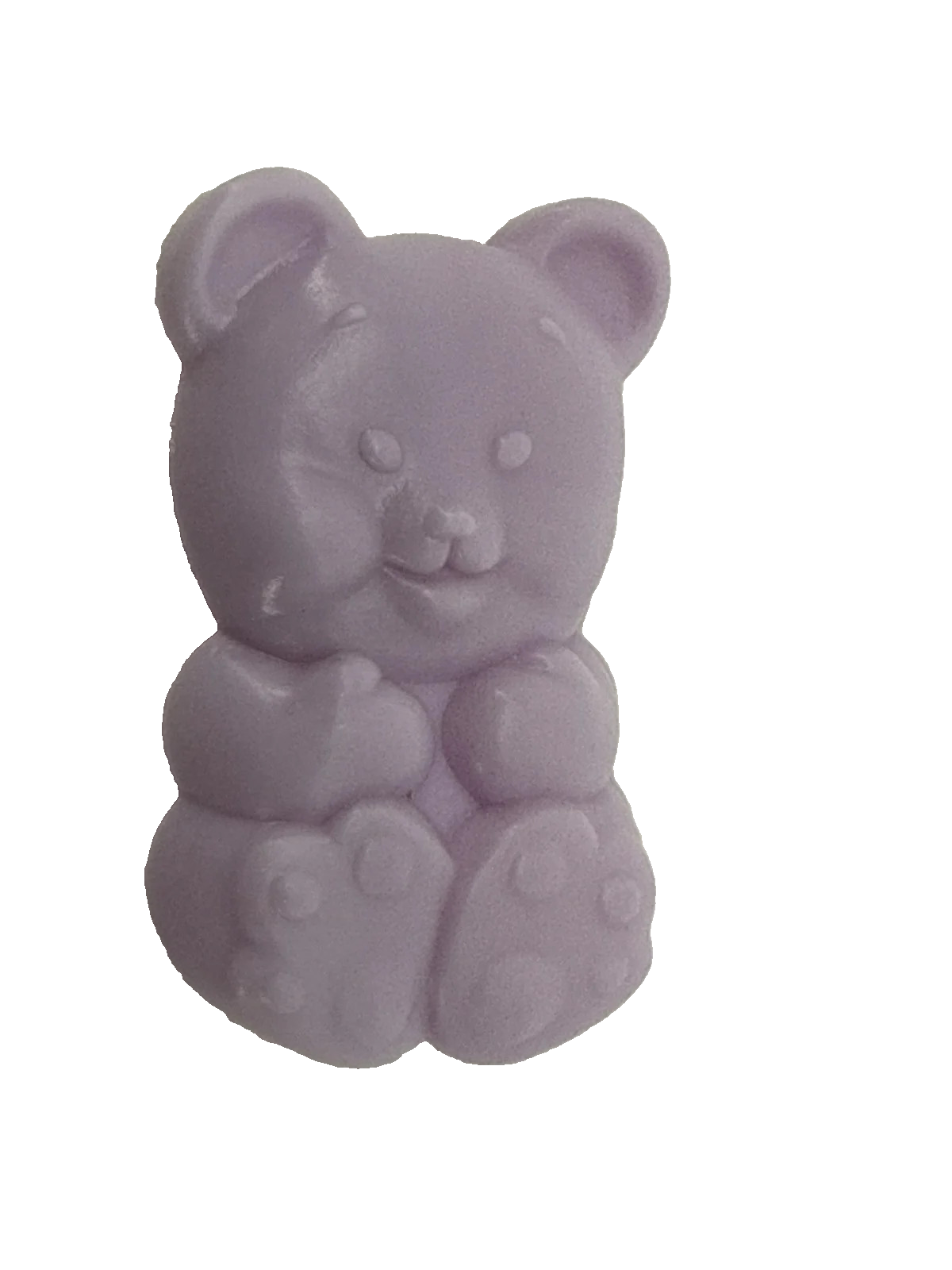Lavender Teddy Bear Brush My Little Pony G1 Vintage 1980s Hasbro Grooming White