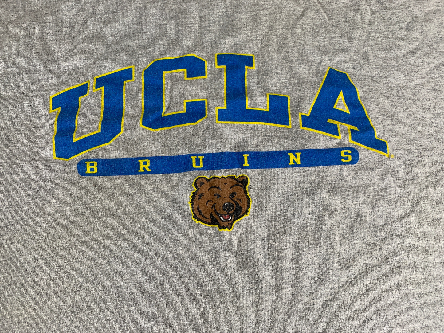 AS Sports UCLA Bruins Gray T-Shirt Mens L NCAA College Mascot Graphic Tee Vintag